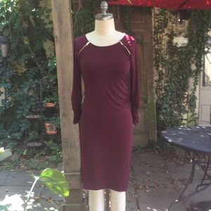 INC International Concepts Burgundy dress Size M